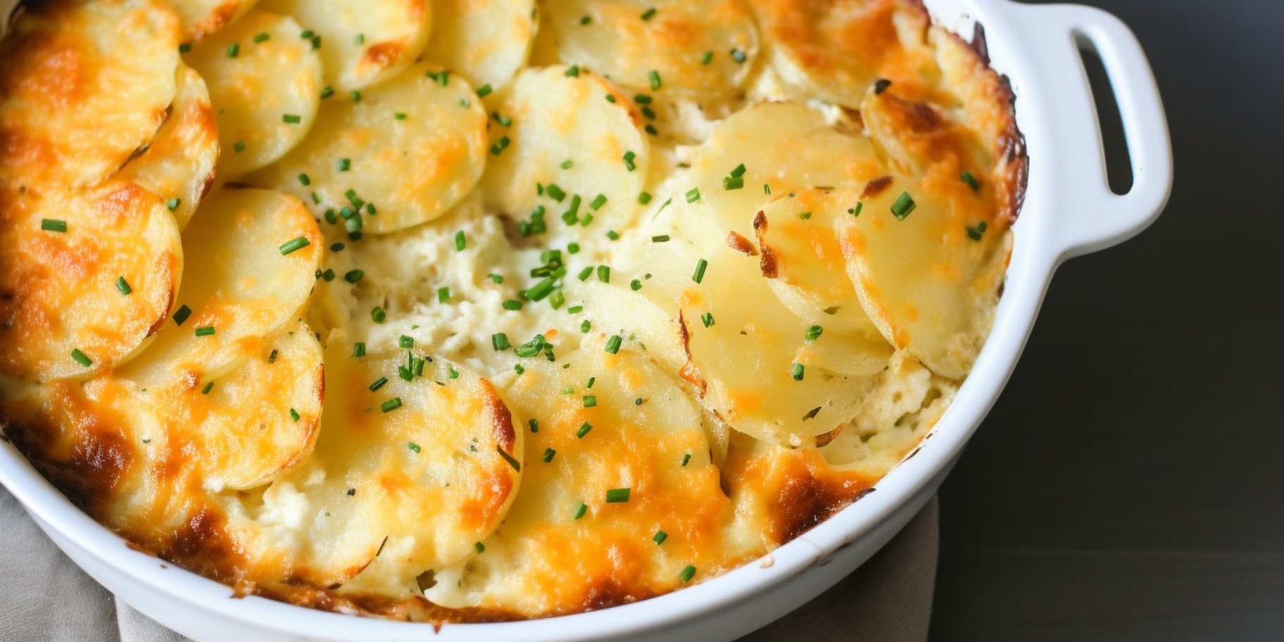 Молода картопля, запечена в часниковому соусі