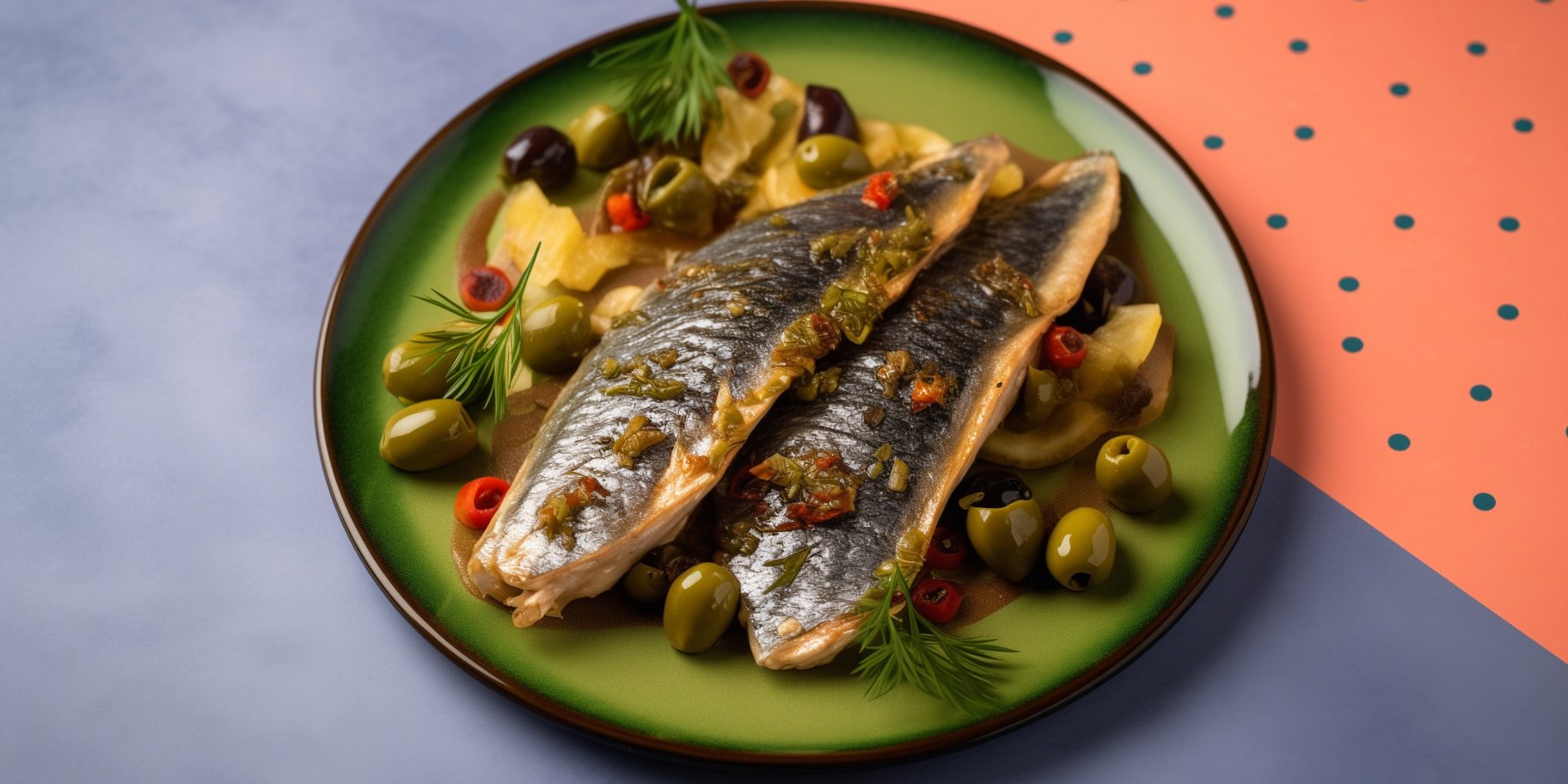 Запеченная скумбрия с пикантной сальсой — вкусное и простое рыбное блюдо