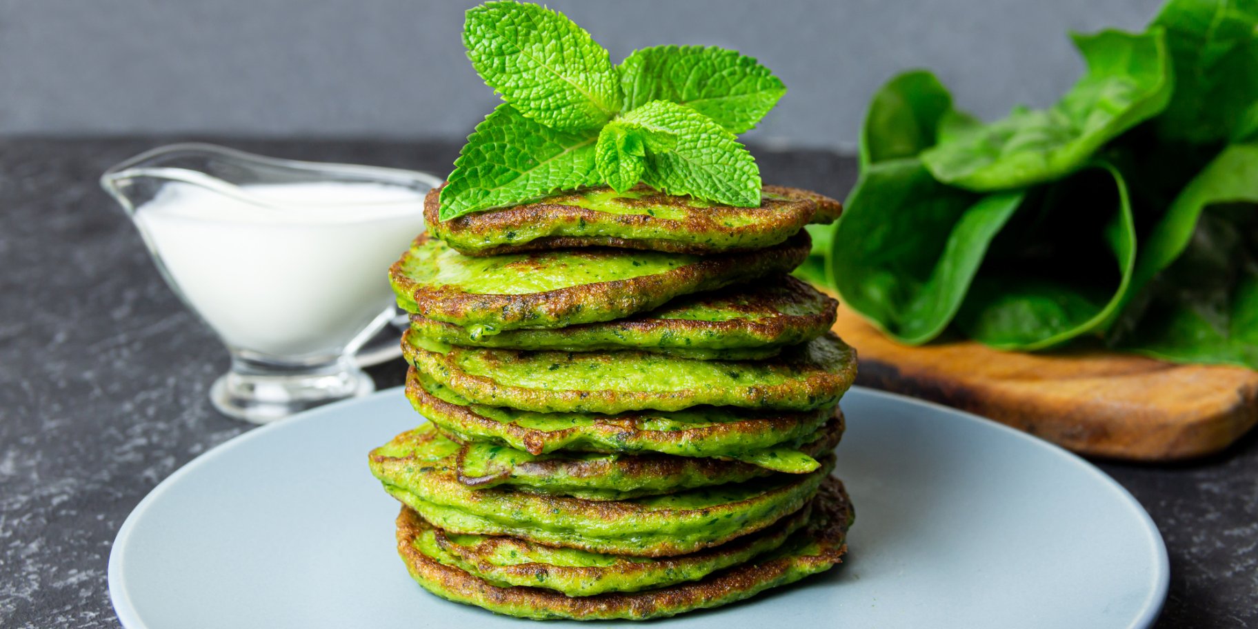 шпинатні млинці