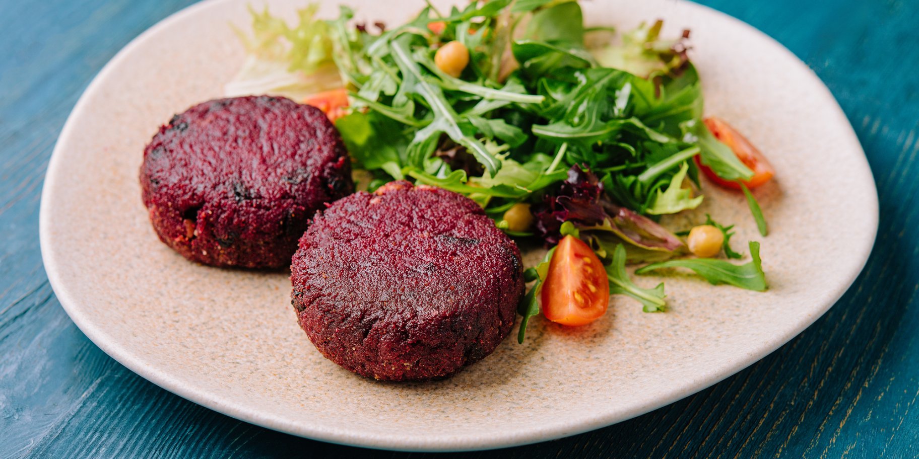 Котлети з квасолі та буряка