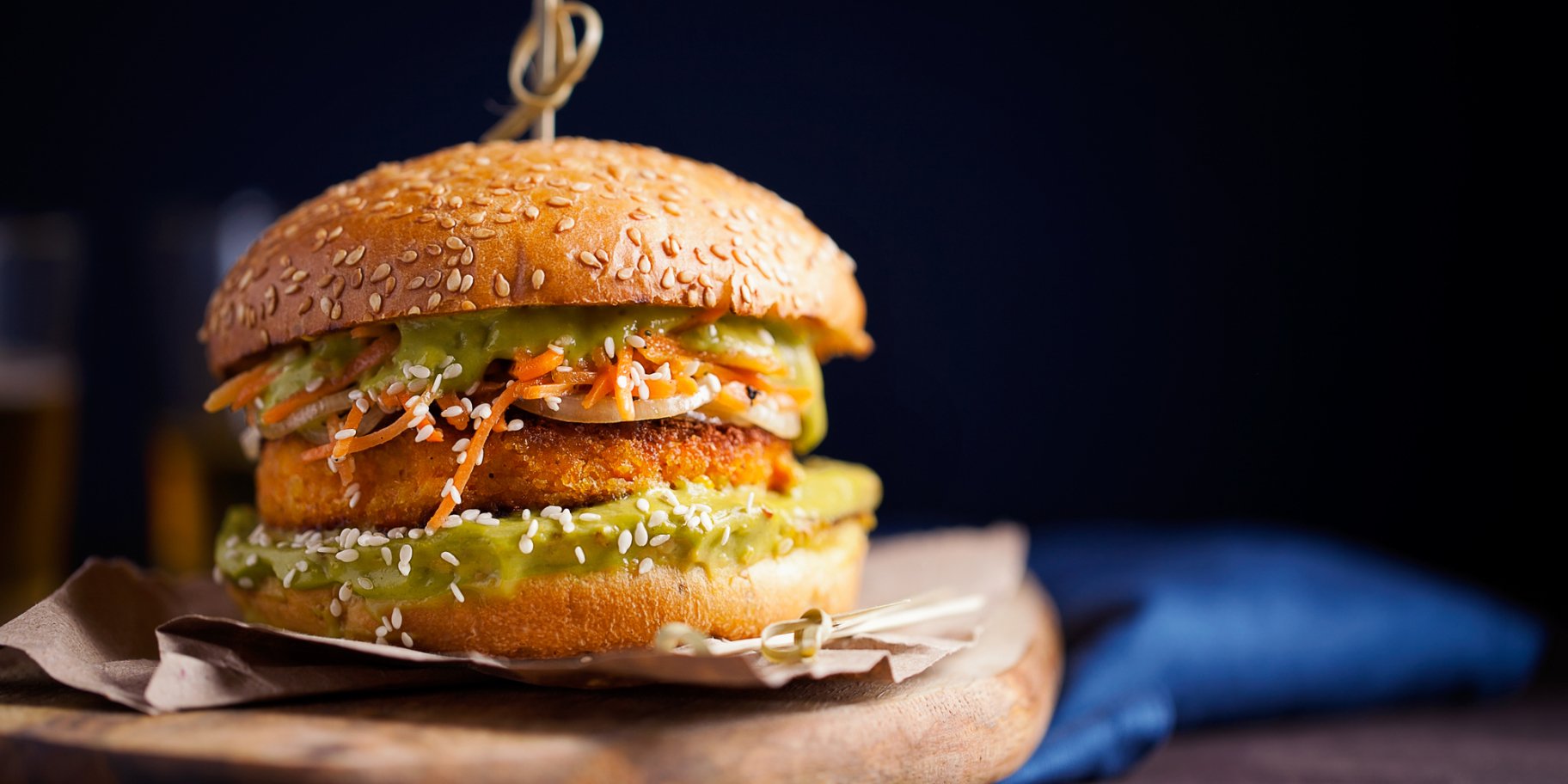 Гарбузовий бургер рецепт