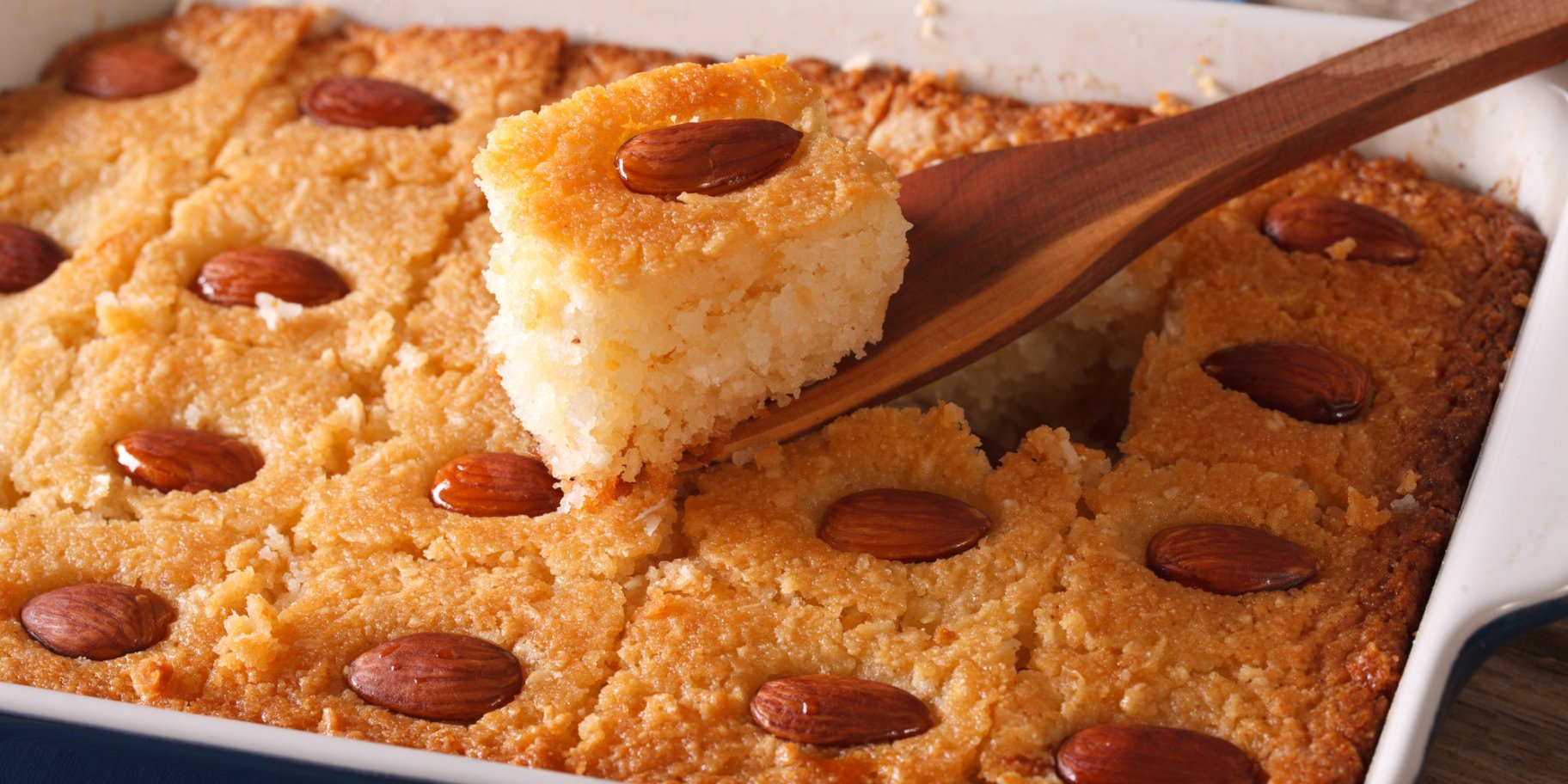 Басбуса з мигдалем рецепт