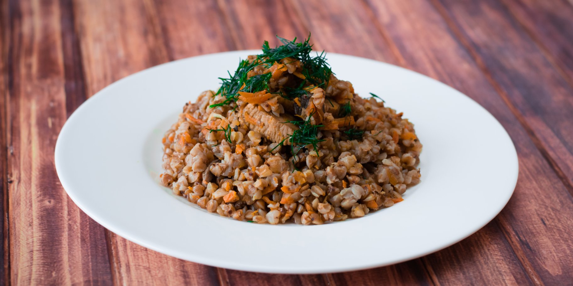 Гречка з фаршем