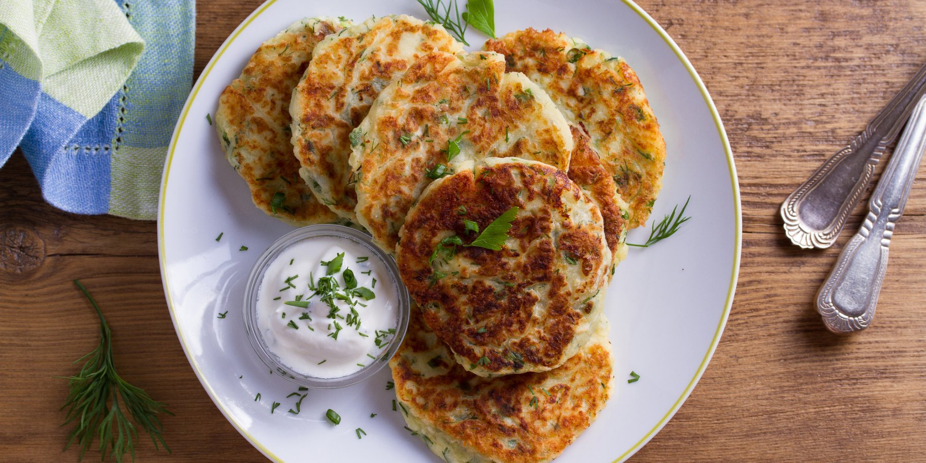 Картопляні коржики з твердим сиром