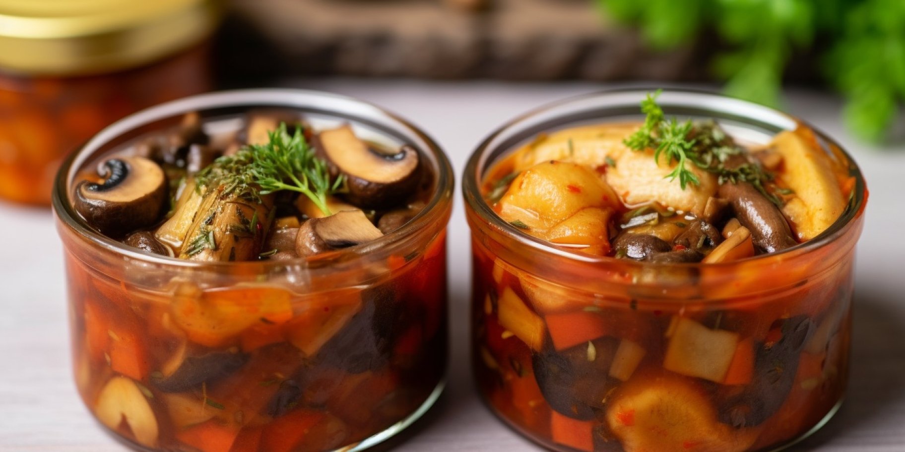 Белые грибы на зиму в томатном маринаде