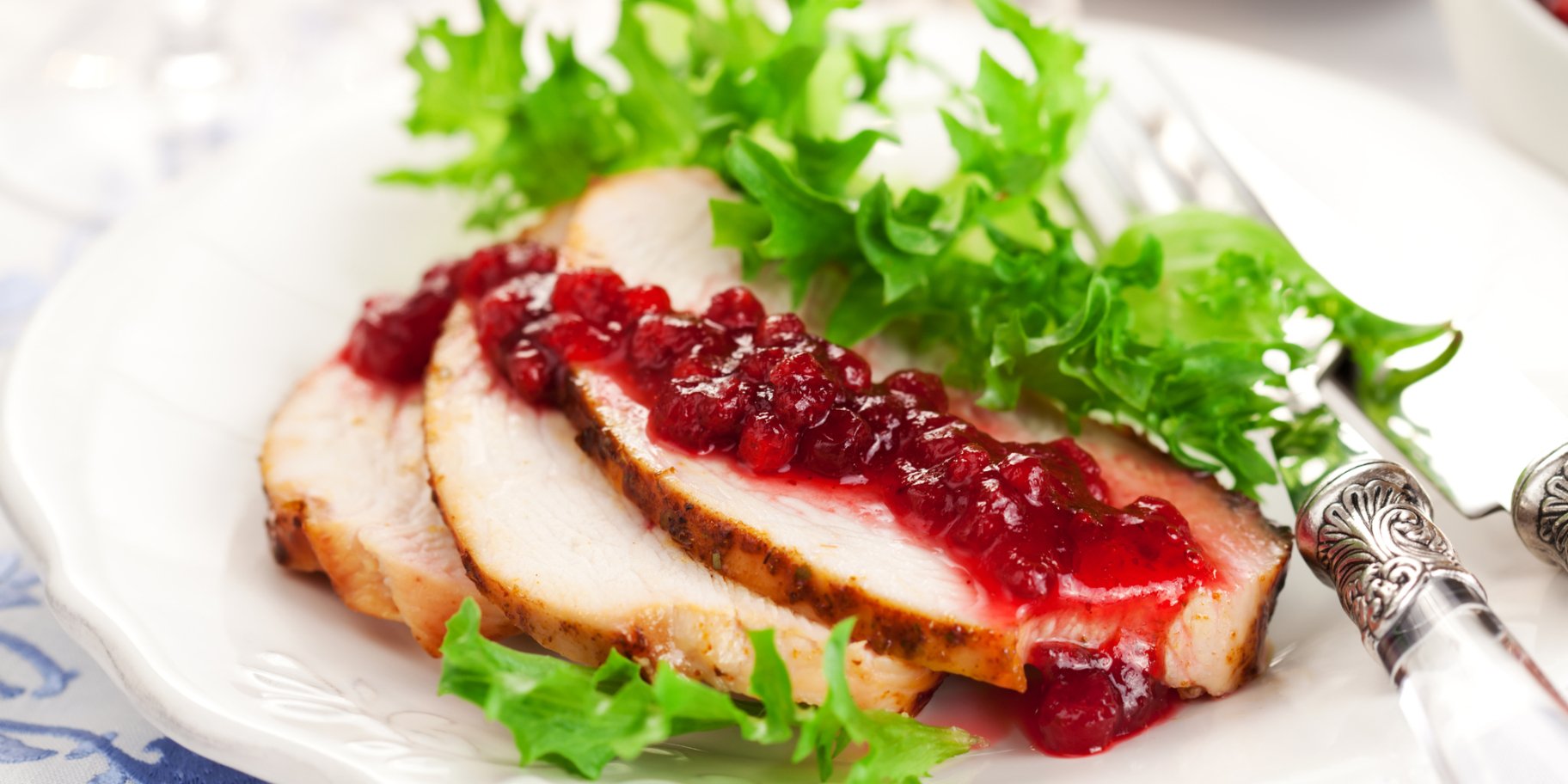 Индейка со смородиновым соусом