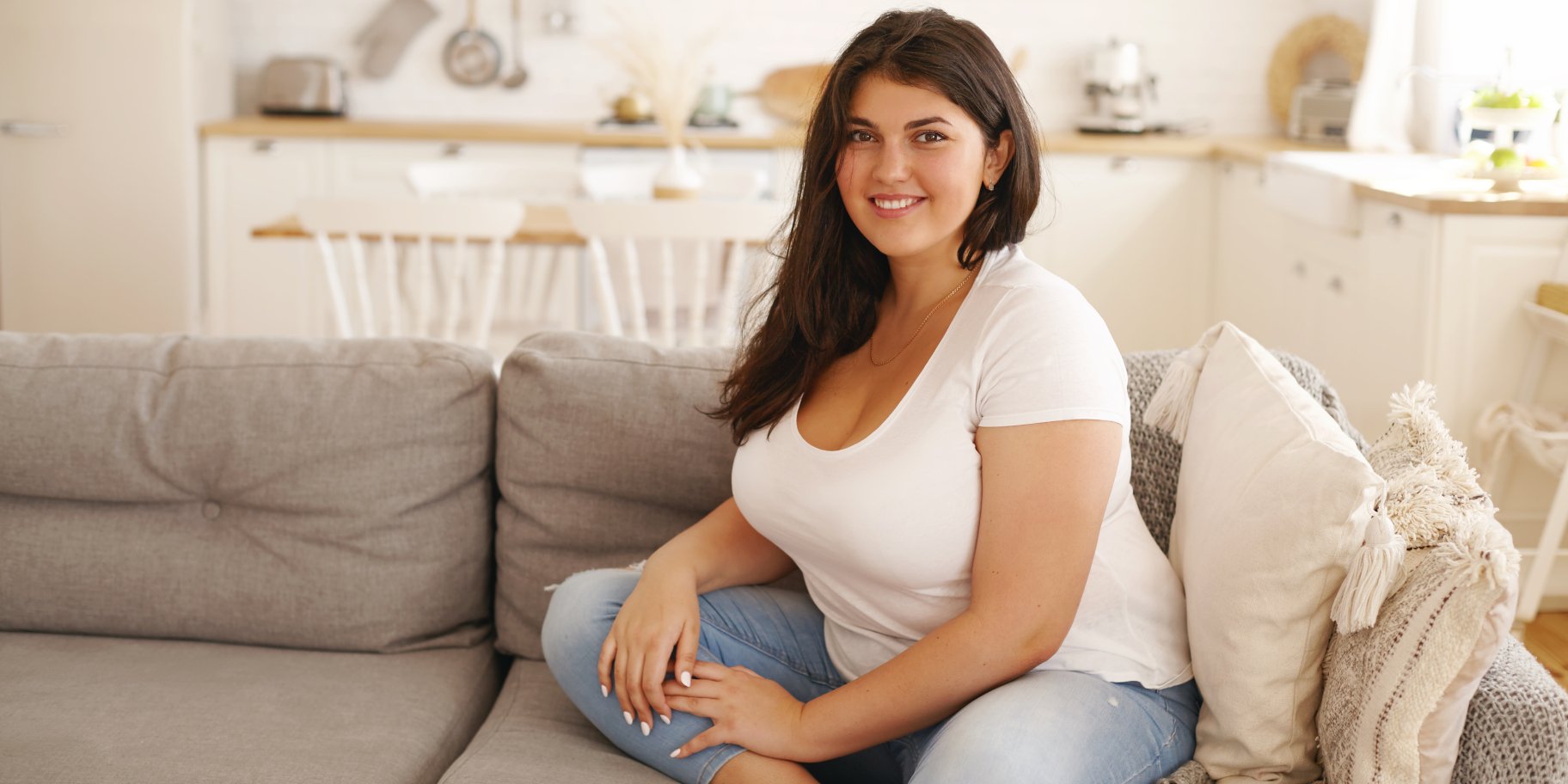 Дівчина з зайвою вагою