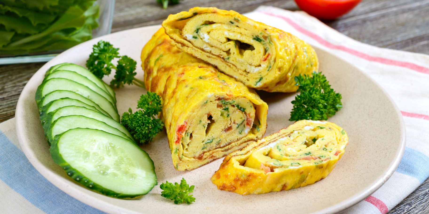 Корейський омлет з норі