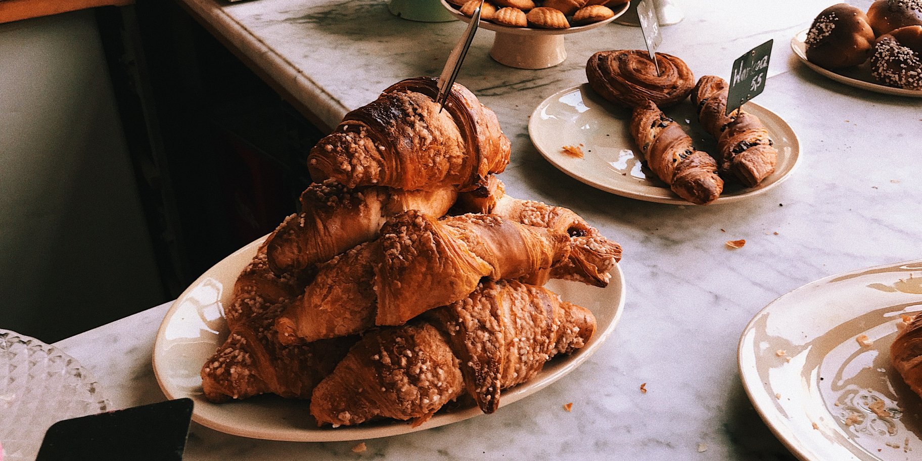Круассан в честь нового премьер-министра Британии Фото: instagram.com/zavertailo.kyiv/