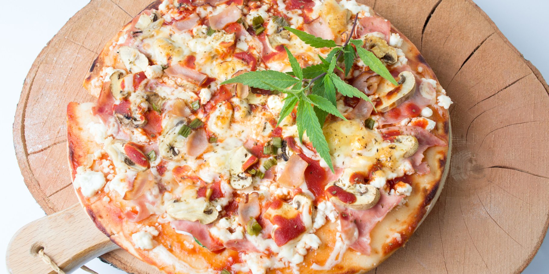 Корейська піца з грибами шиїтаке