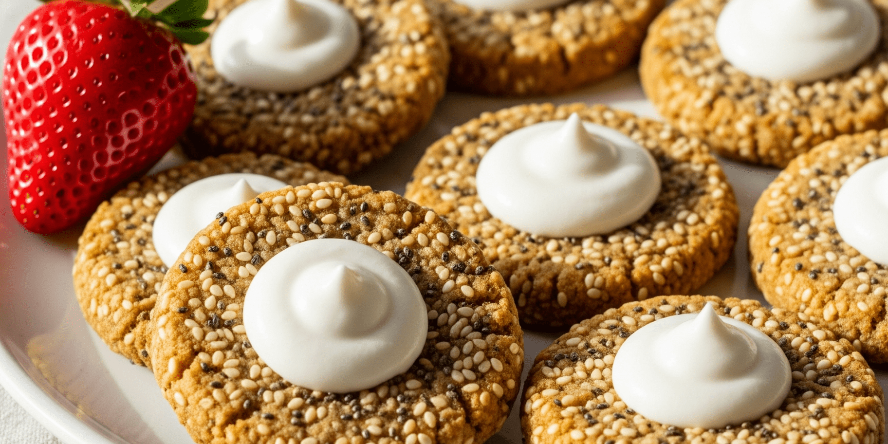 Корисне печиво з кунжуту та банана