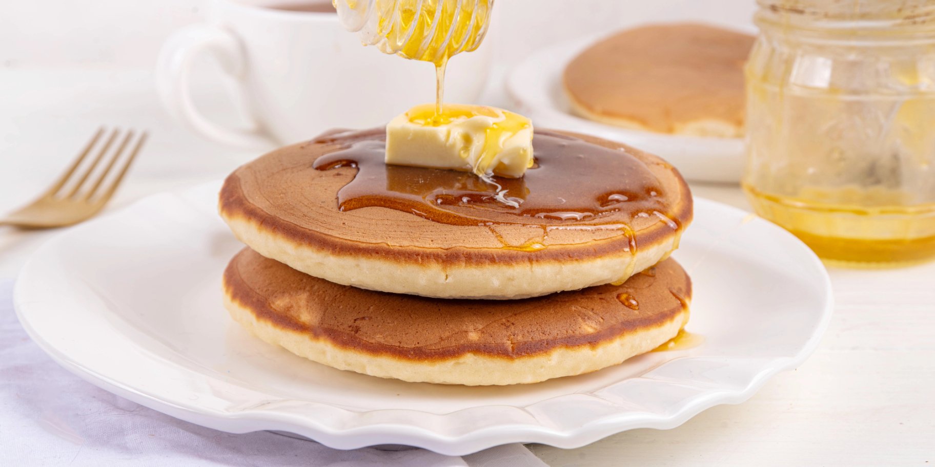 Бананово-яблучні панкейки