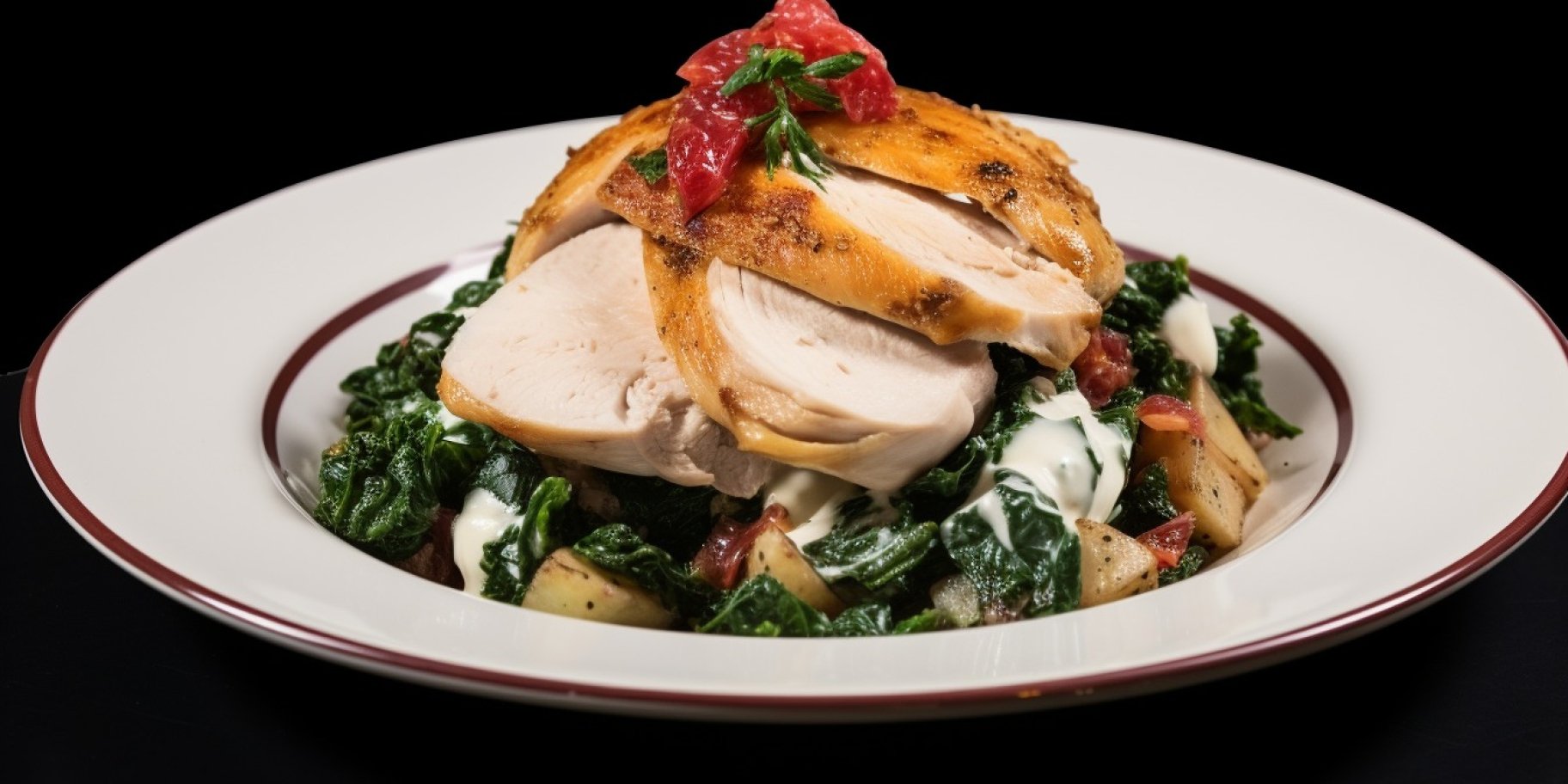 Салат «Цезарь» с монгольдом