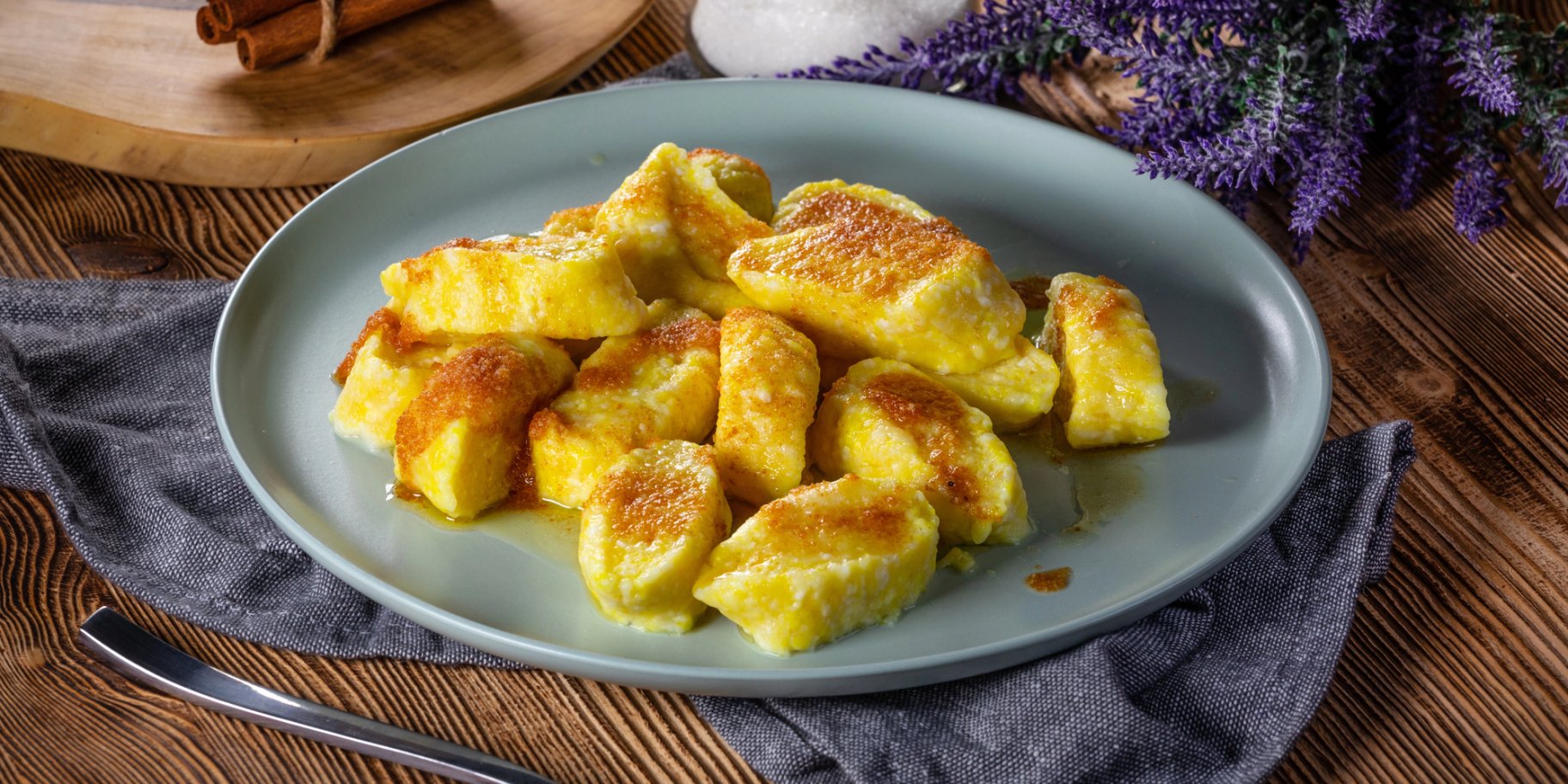 Ліниві вареники з картоплею і сиром