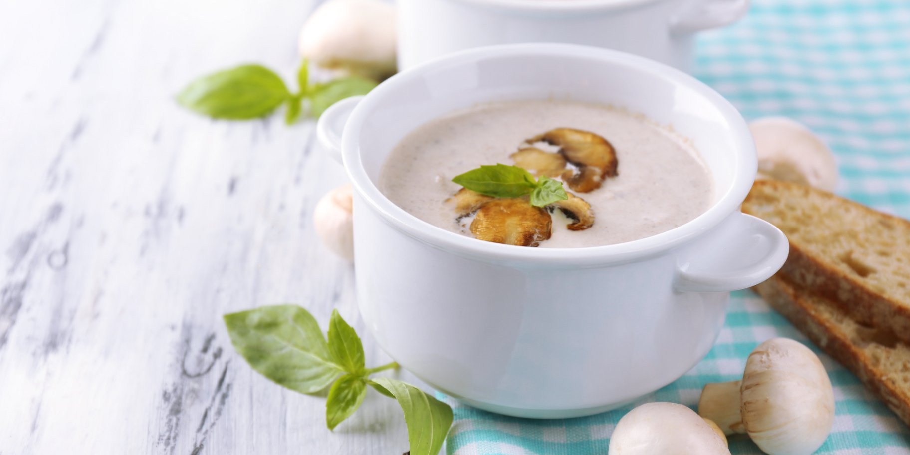 грибний крем-суп з вершками