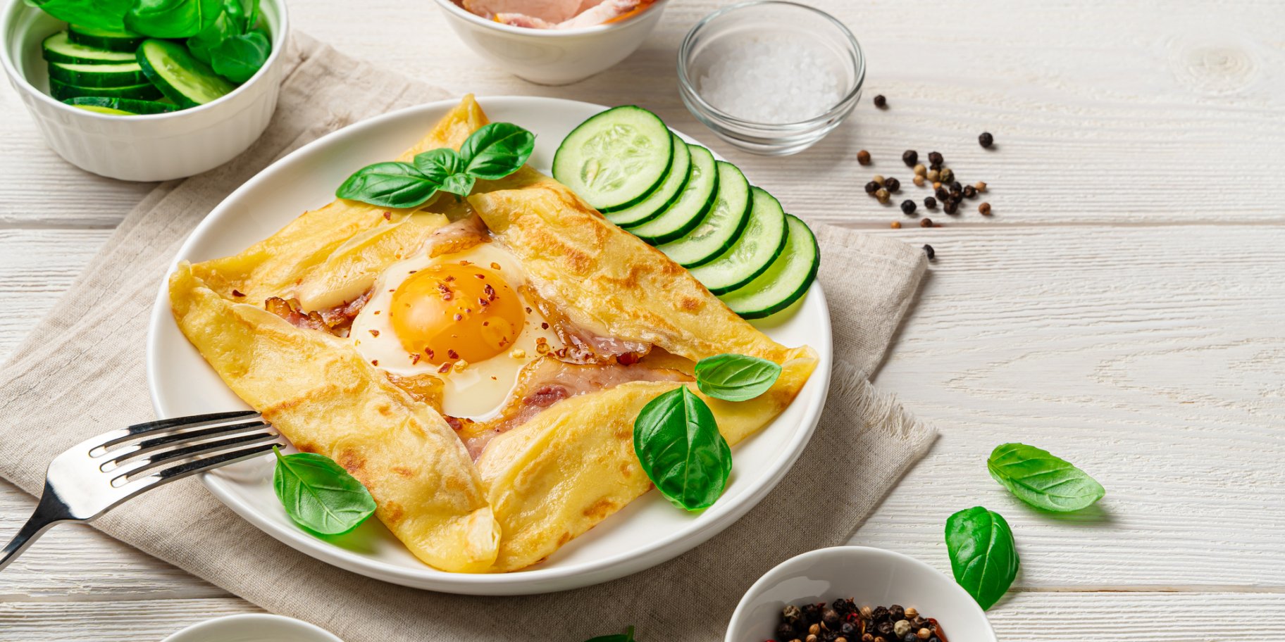 Конвертики з яйцем