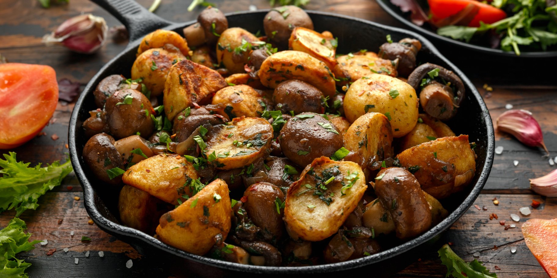 Печеня з грибами