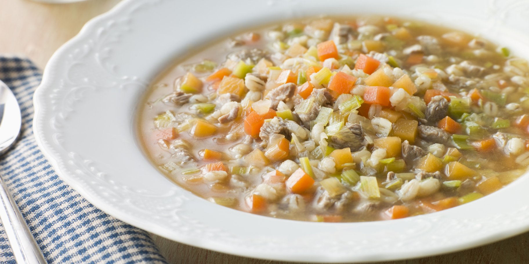 Суп-рагу з перловкою