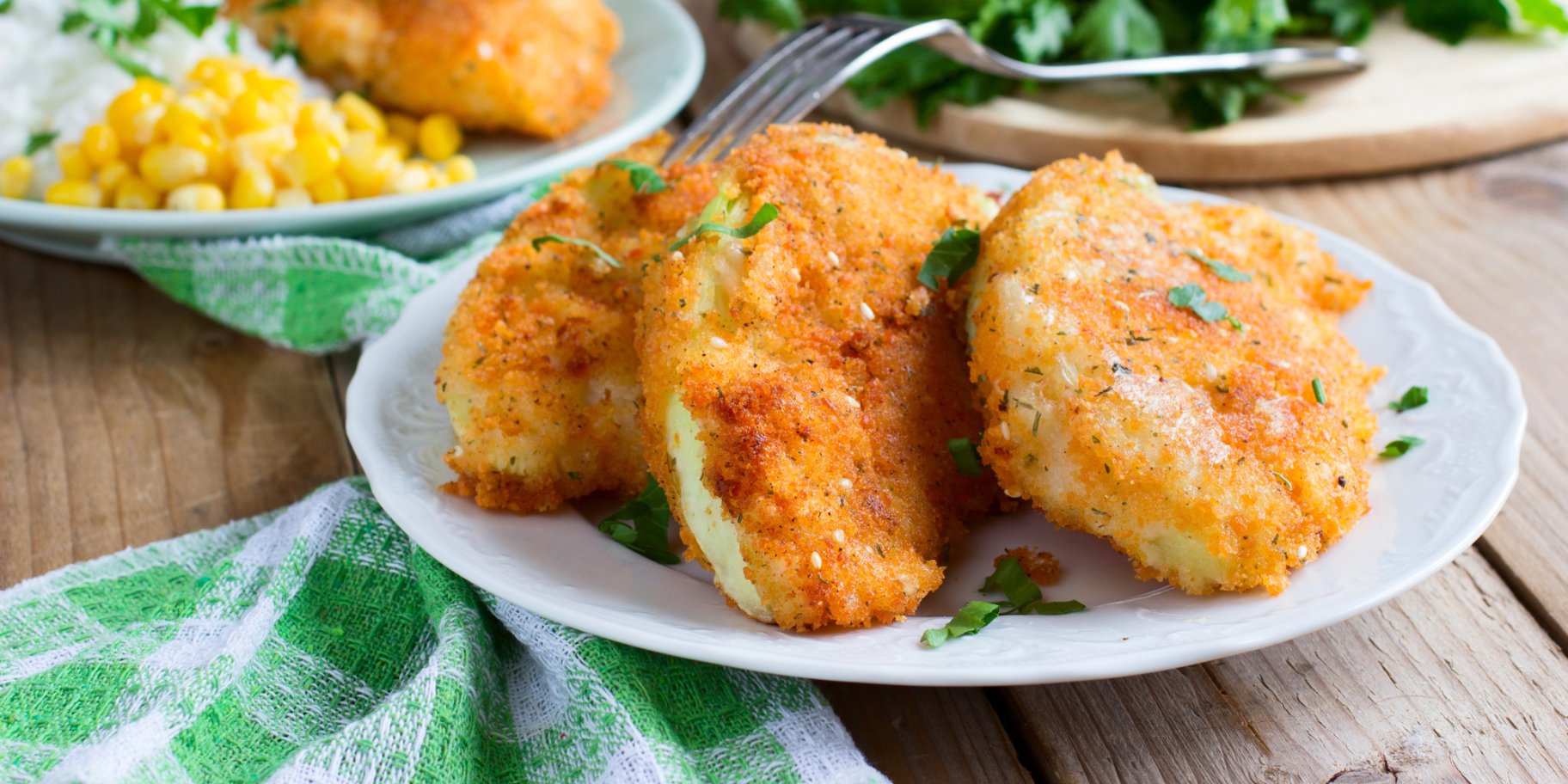 Курячий шніцель з моцарелою