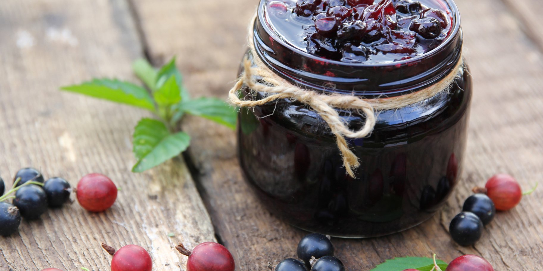 Джем з аґрусу та смородини
