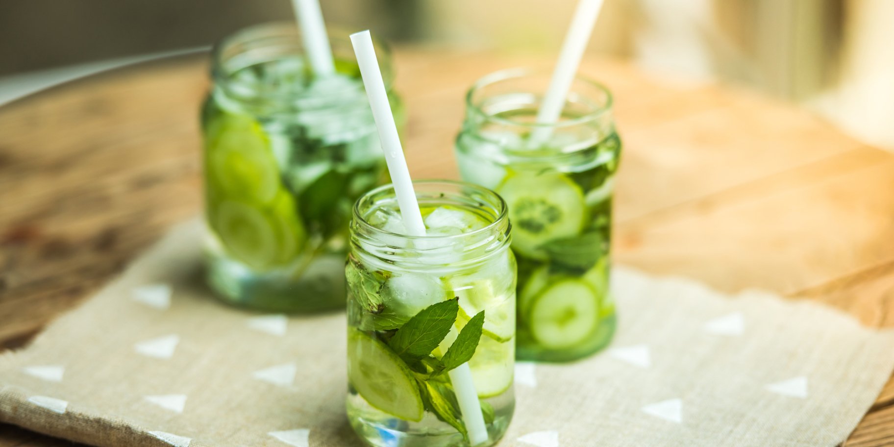 Коктейль с огурцом