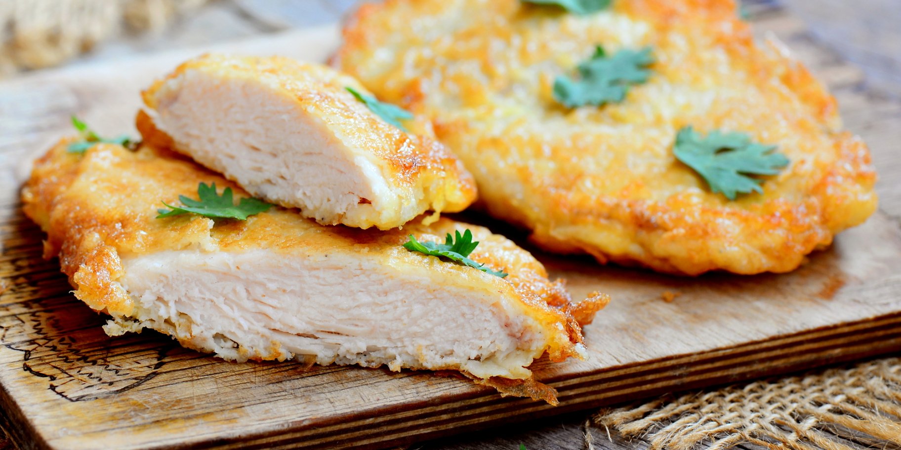 Курятина в кефирном кляре