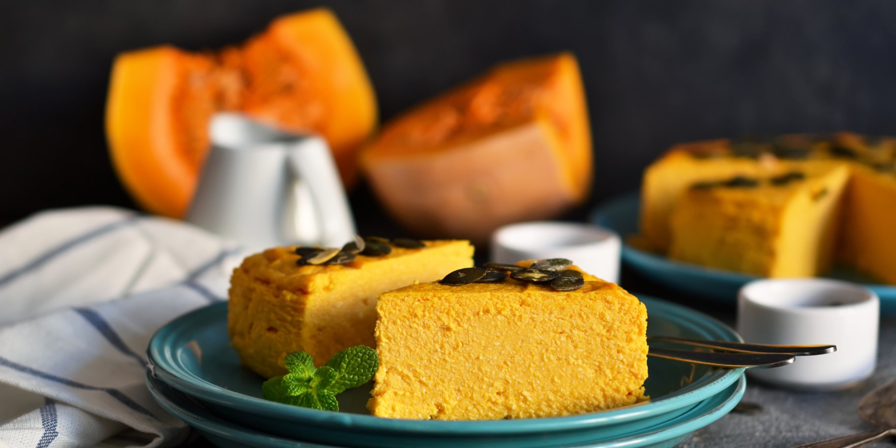 Тыквенный чизкейк без выпечки