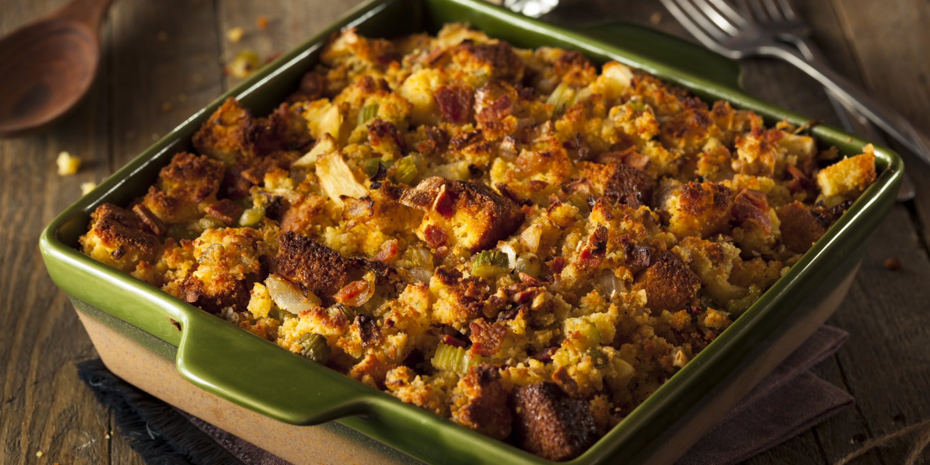 Запіканка з індички та шинки