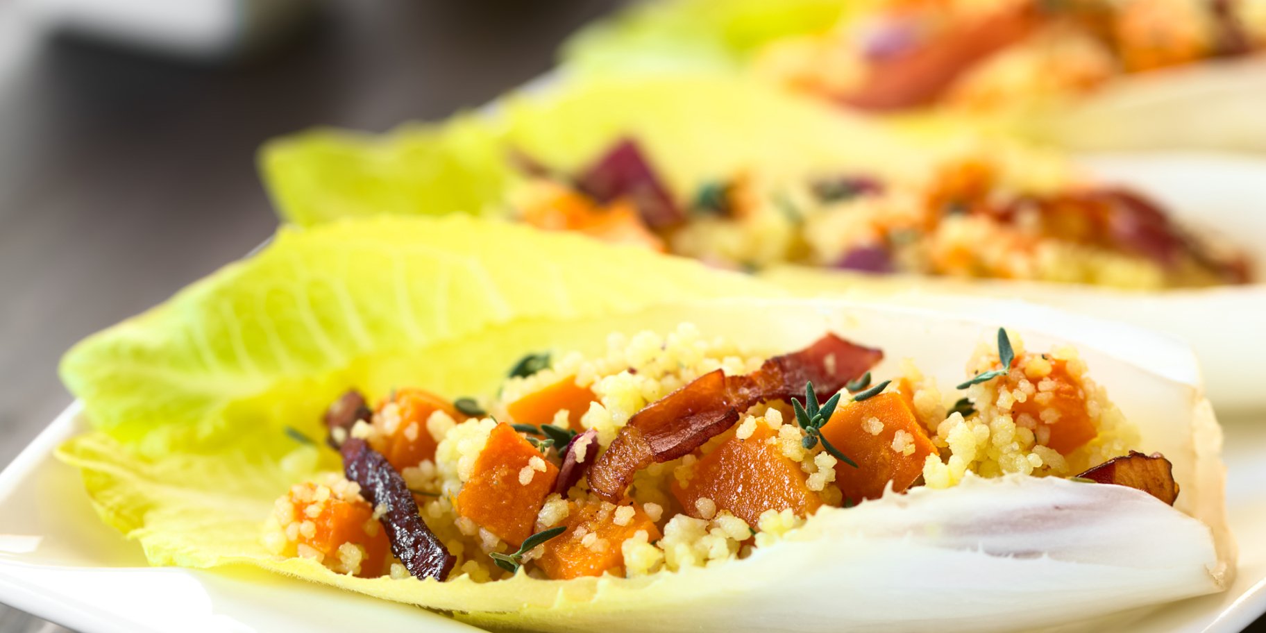 Кускусовий салат із печеним гарбузом