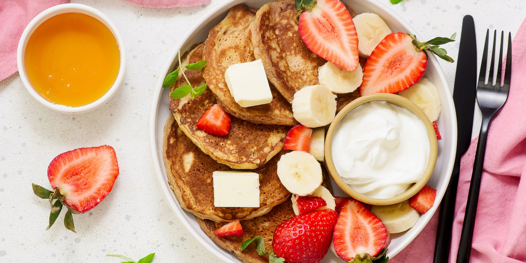 Гречневые панкейки