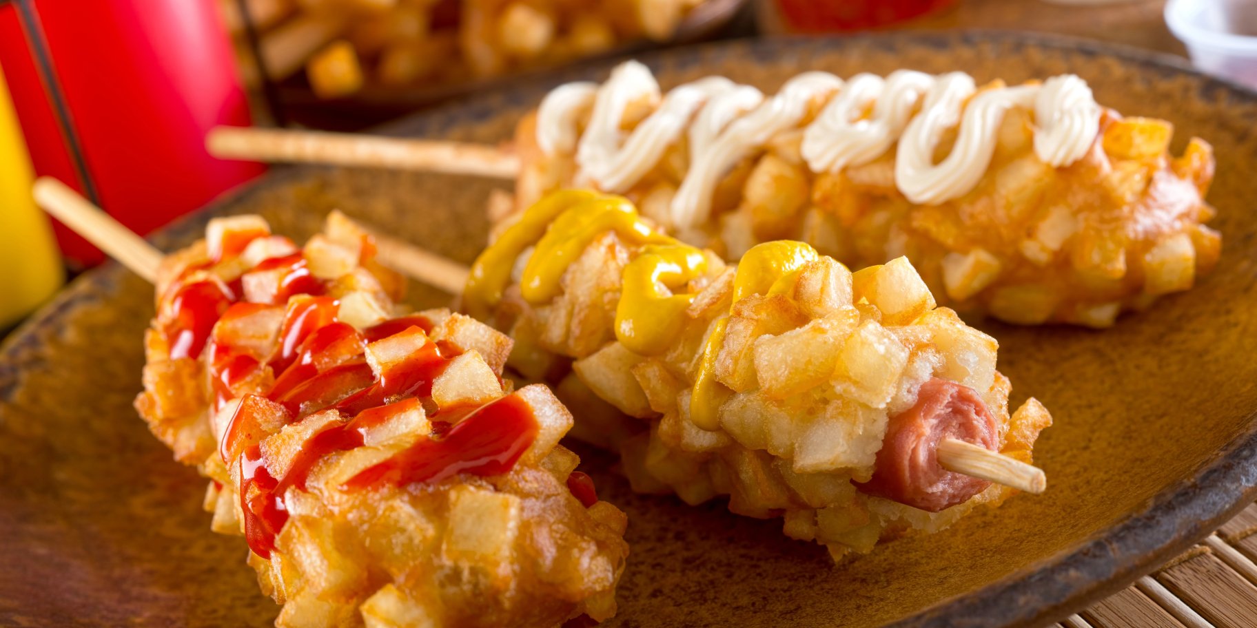 Корндог з кукурудзяними пластівцями