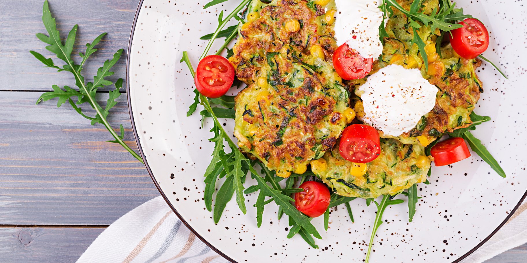 Оладки з кабачків з пармезаном