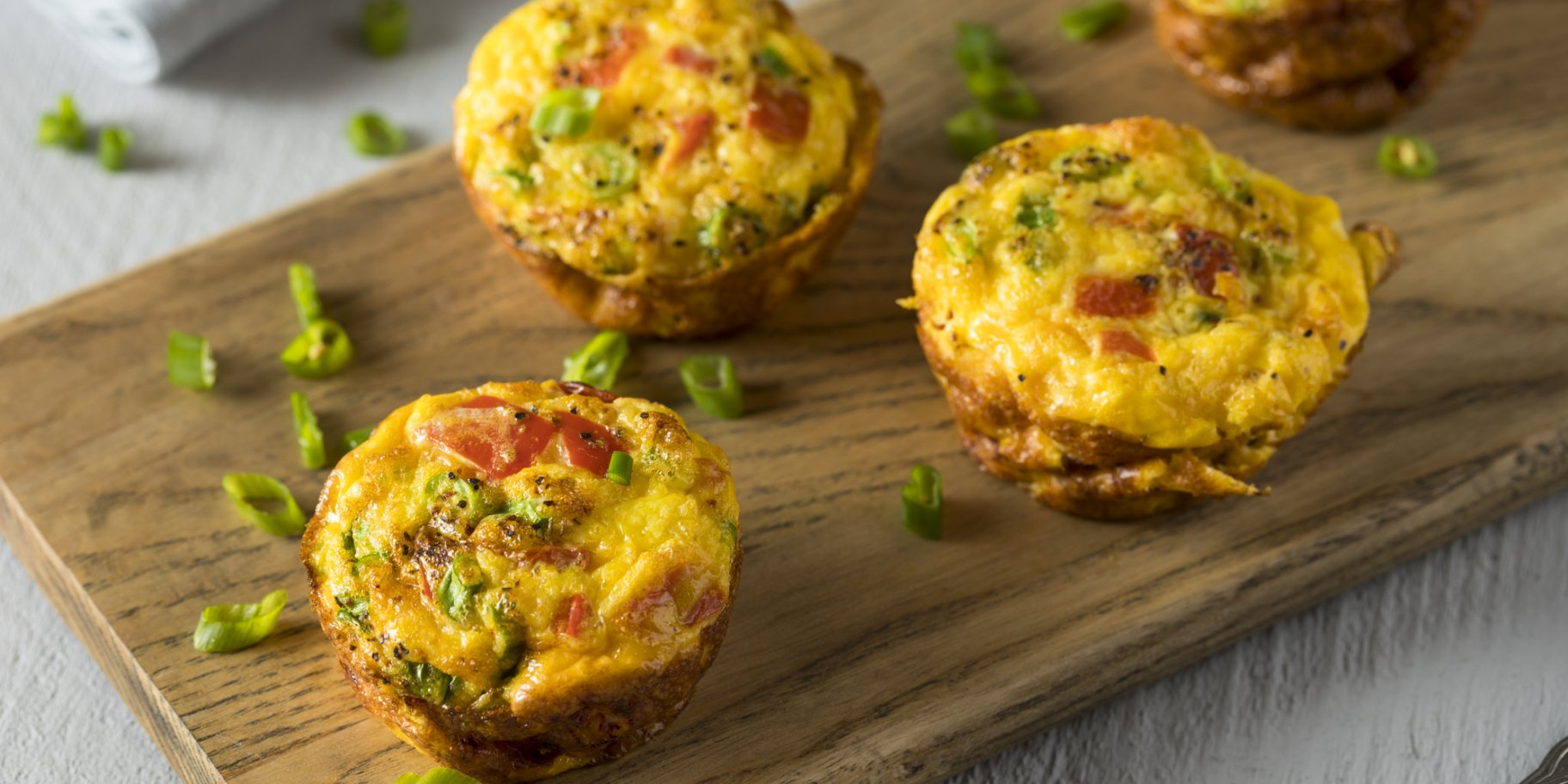 Яєчні кекси з овочами