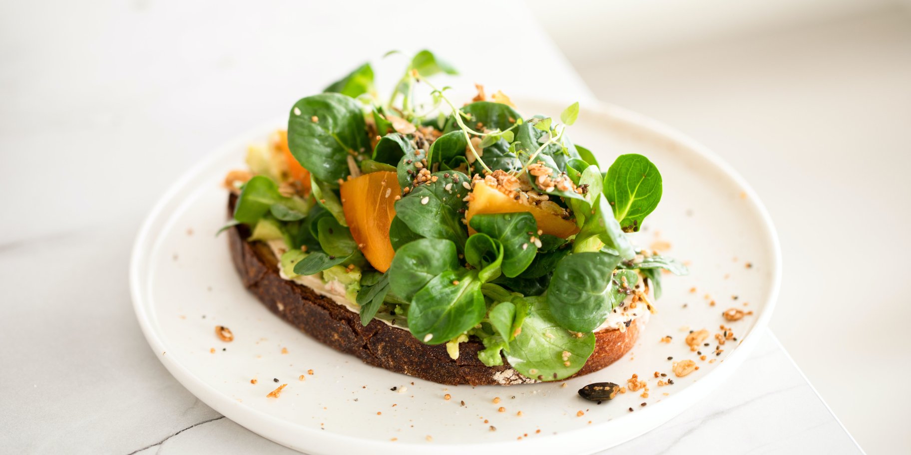 Бутерброды с хурмой