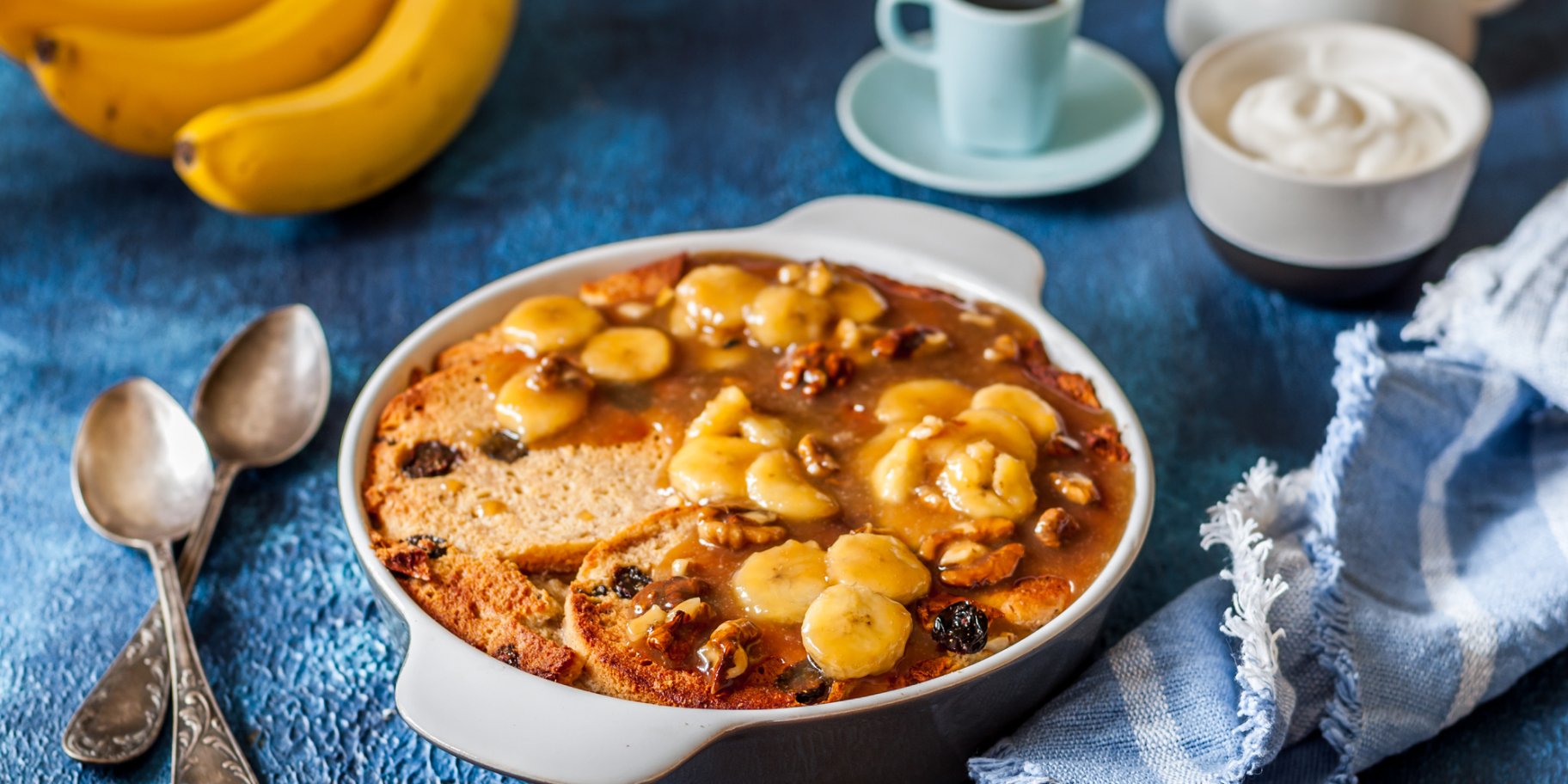 Хлебно-банановый пудинг