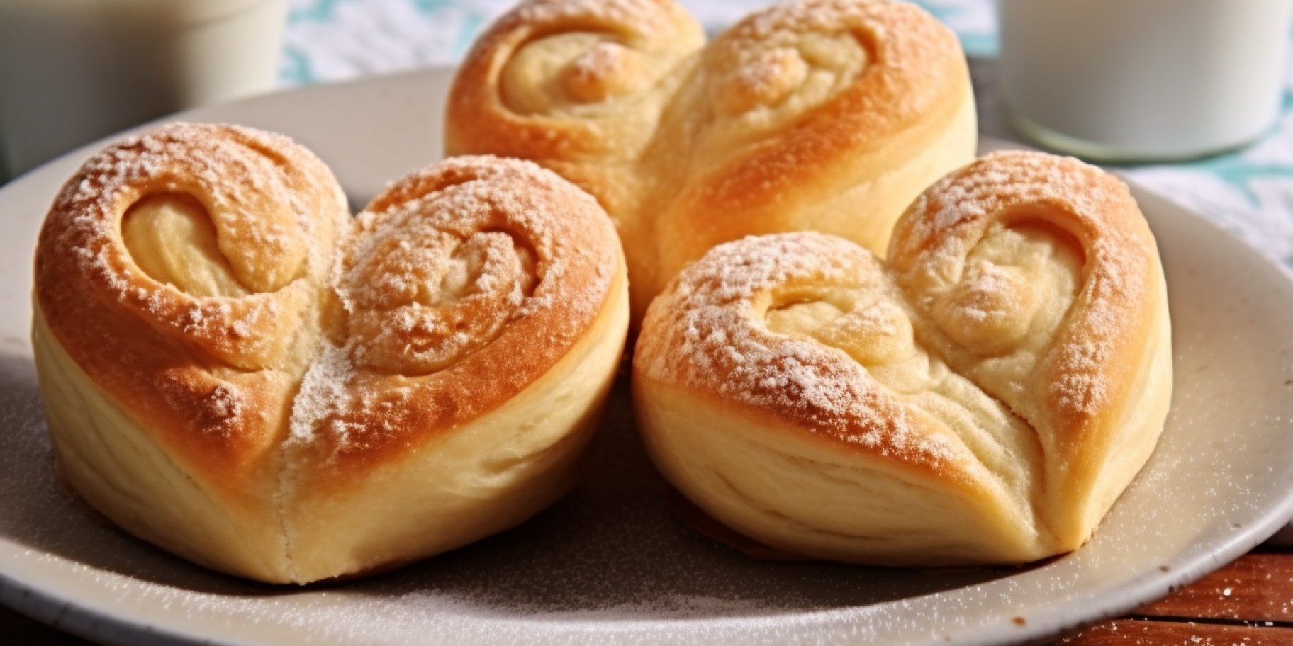 Дріжджові плюшки на кефірі з горіхами