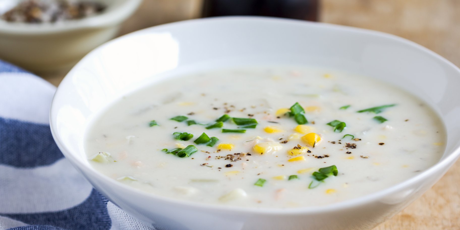 Кукурудзяний суп з тунцем