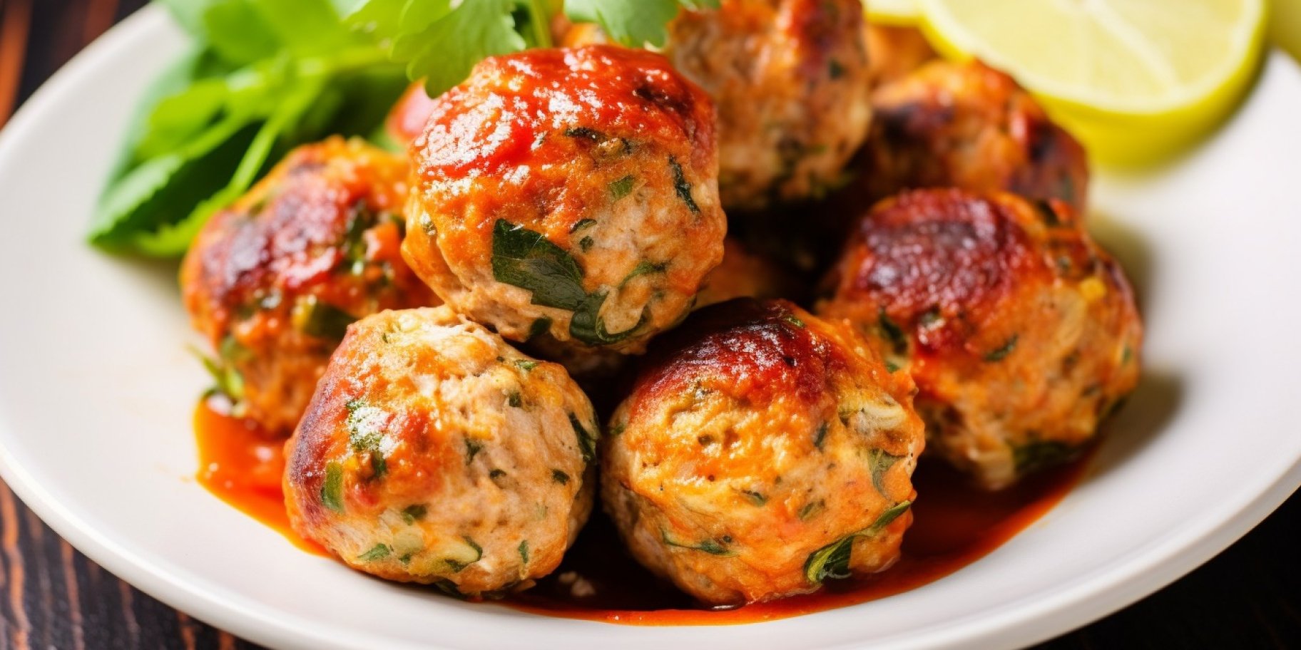 Запечені фрикадельки з кабачків та індички