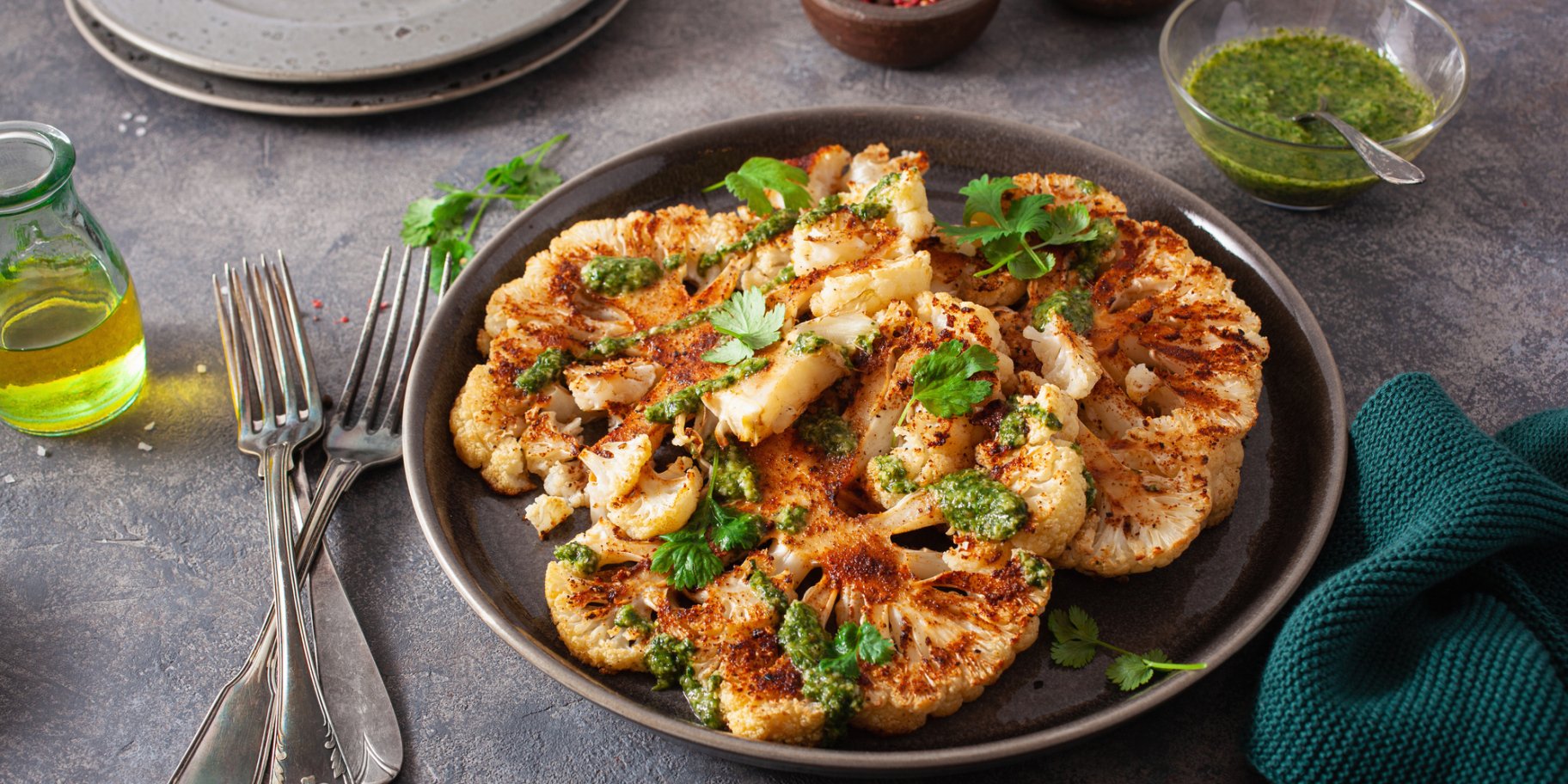 Запеченная цветная капуста