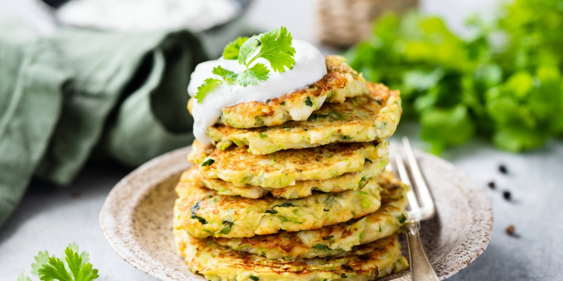 Картофельные оладьи с сельдереем