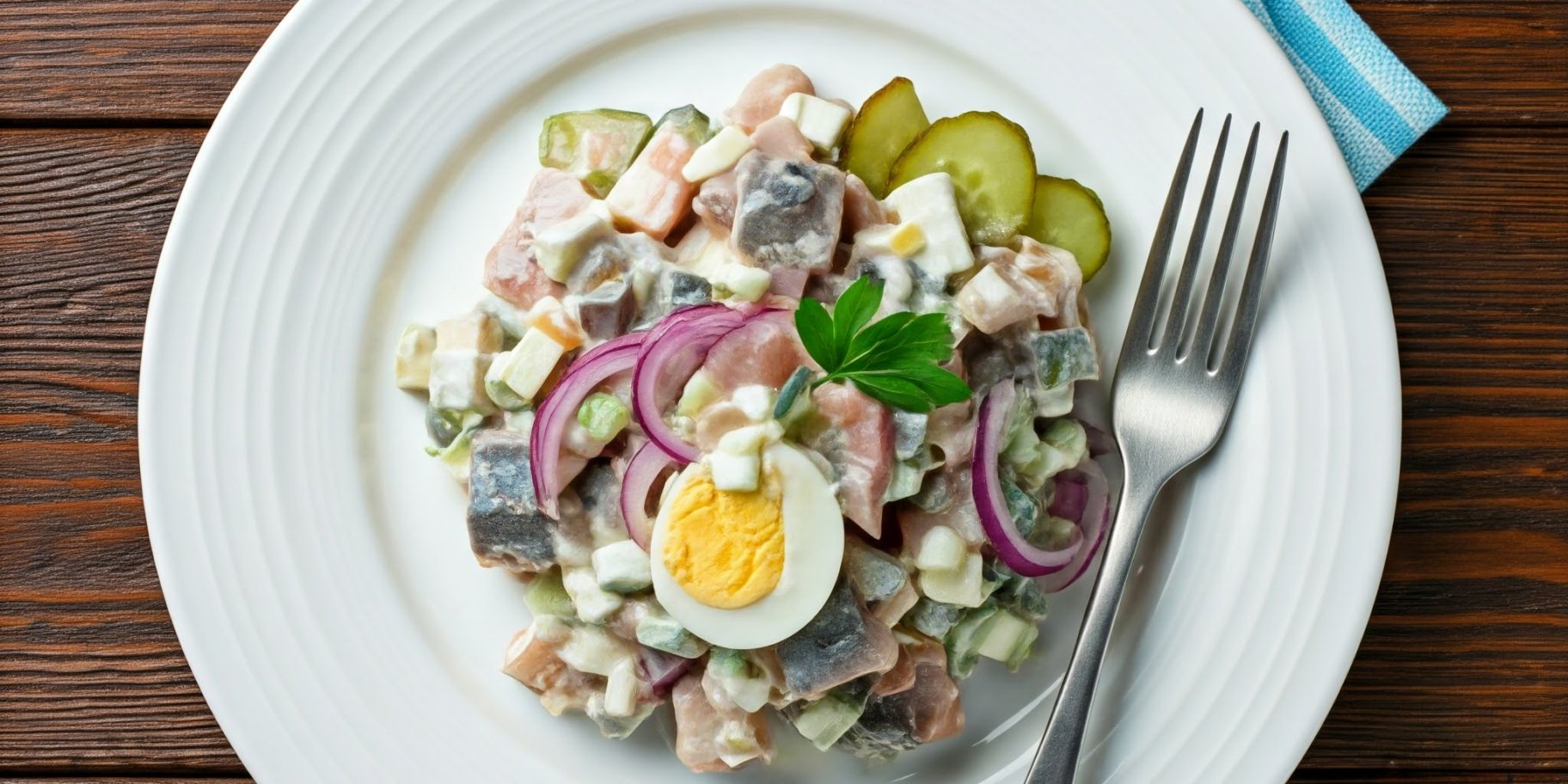 Салат з оселедцем