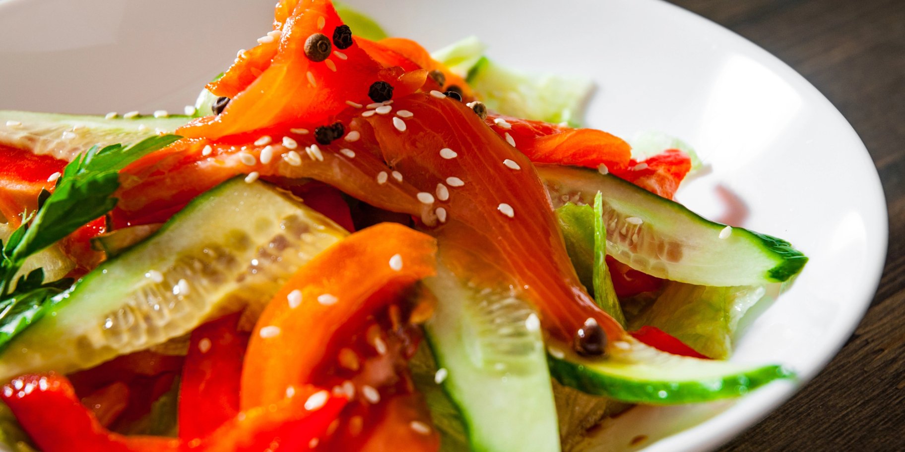 Холодний салат гарячого приготування