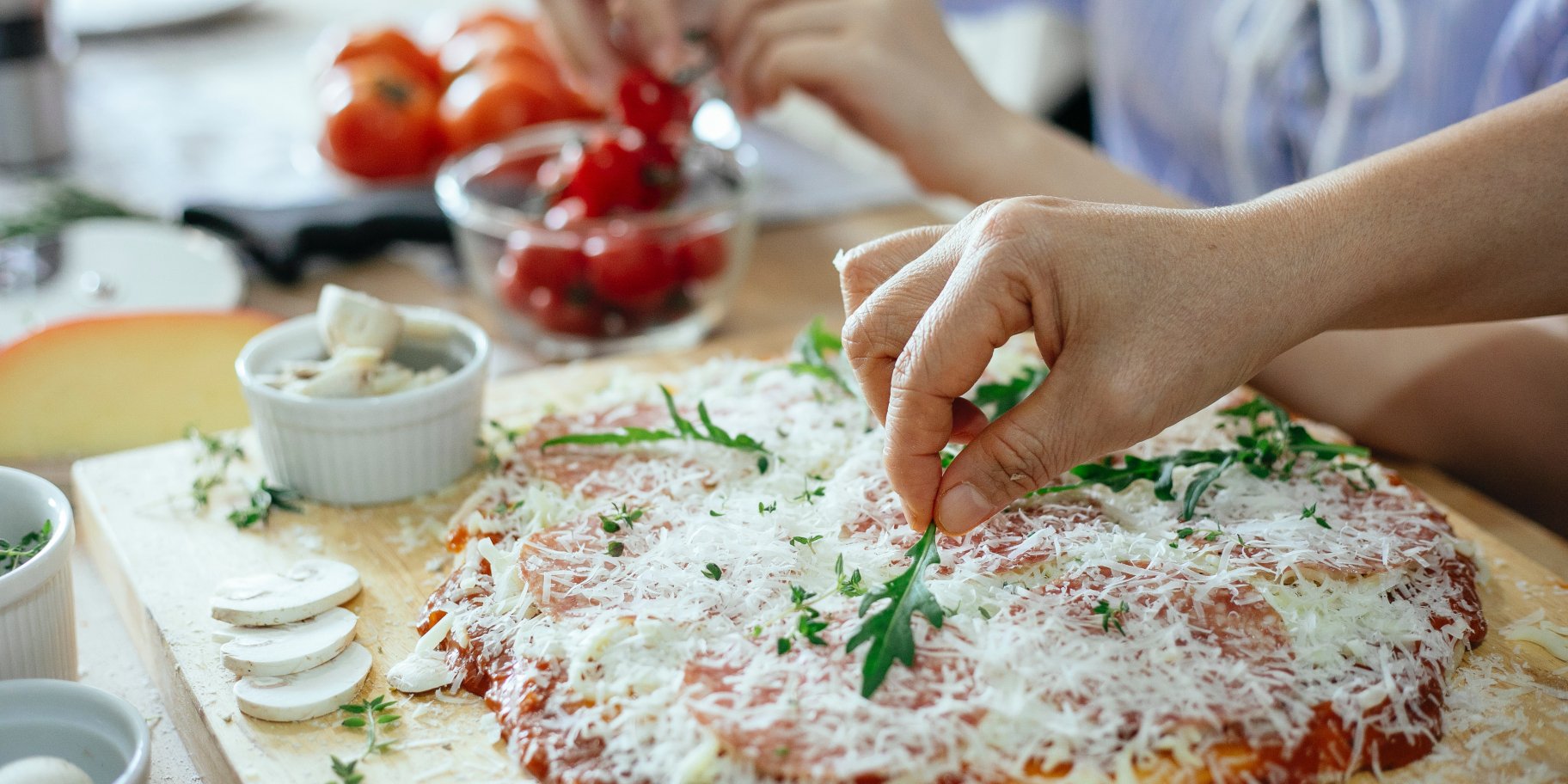 Піца з квасолевого тіста