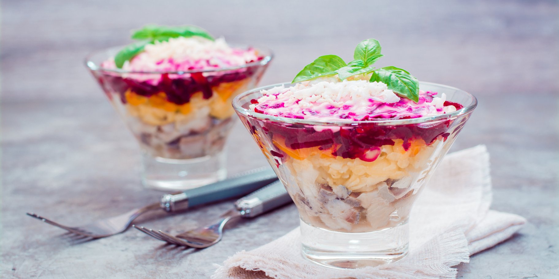 Салат "Шуба": 5 вариаций