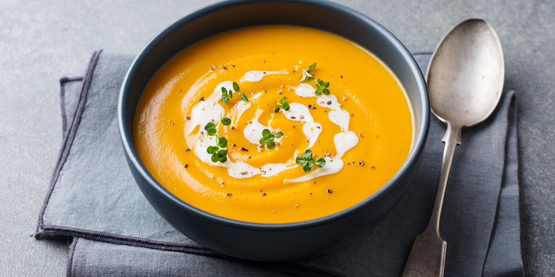 Кремовий суп із батату