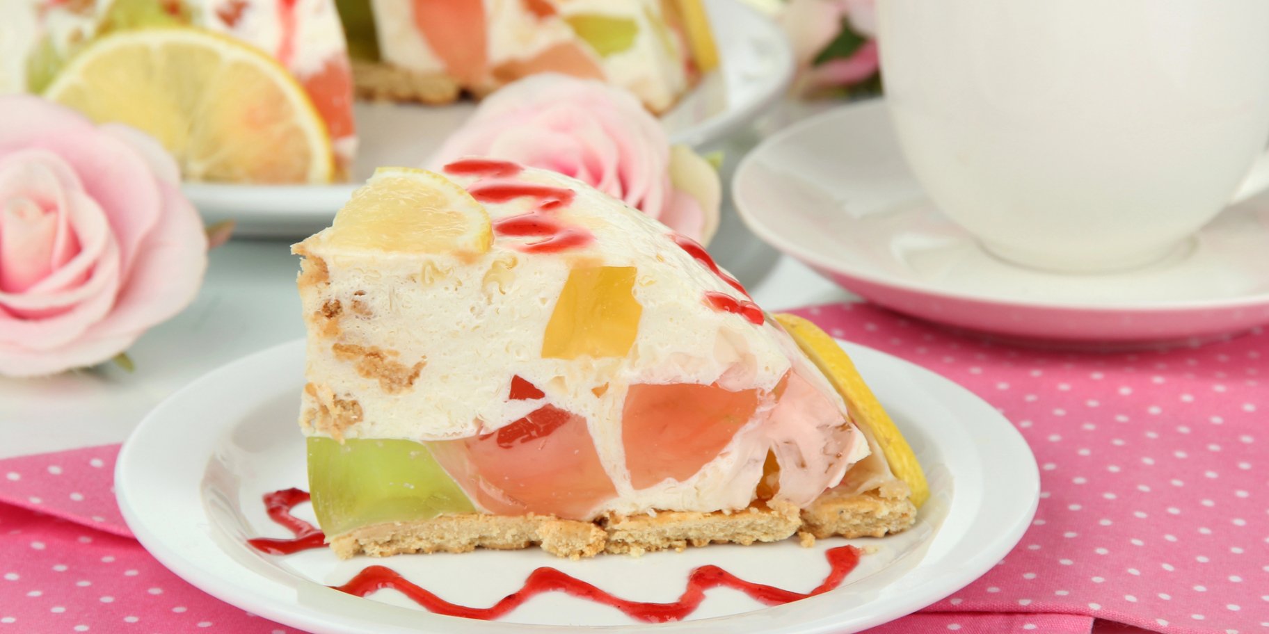 Желейний торт "Бите скло"