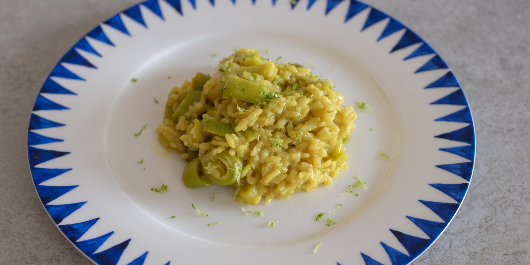 Ризото з цибулею-пореєм