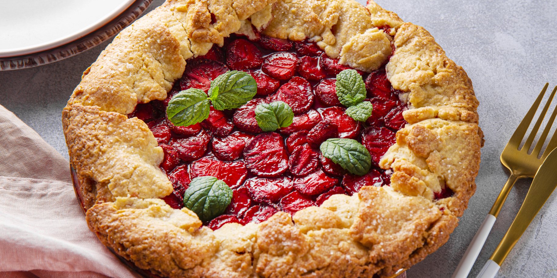 Полунична галета з псиліумом