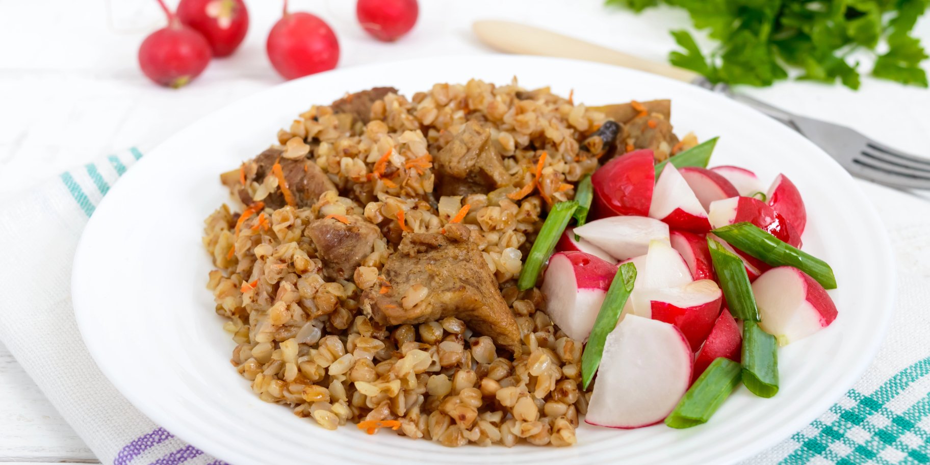 Гречка зі свининою