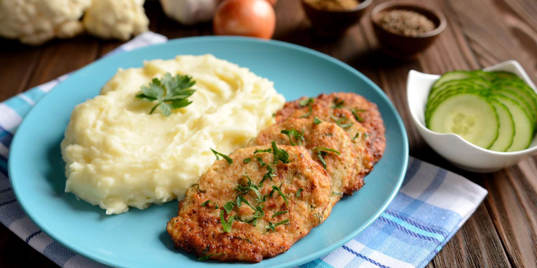 Картопляне пюре із цвітною капустою